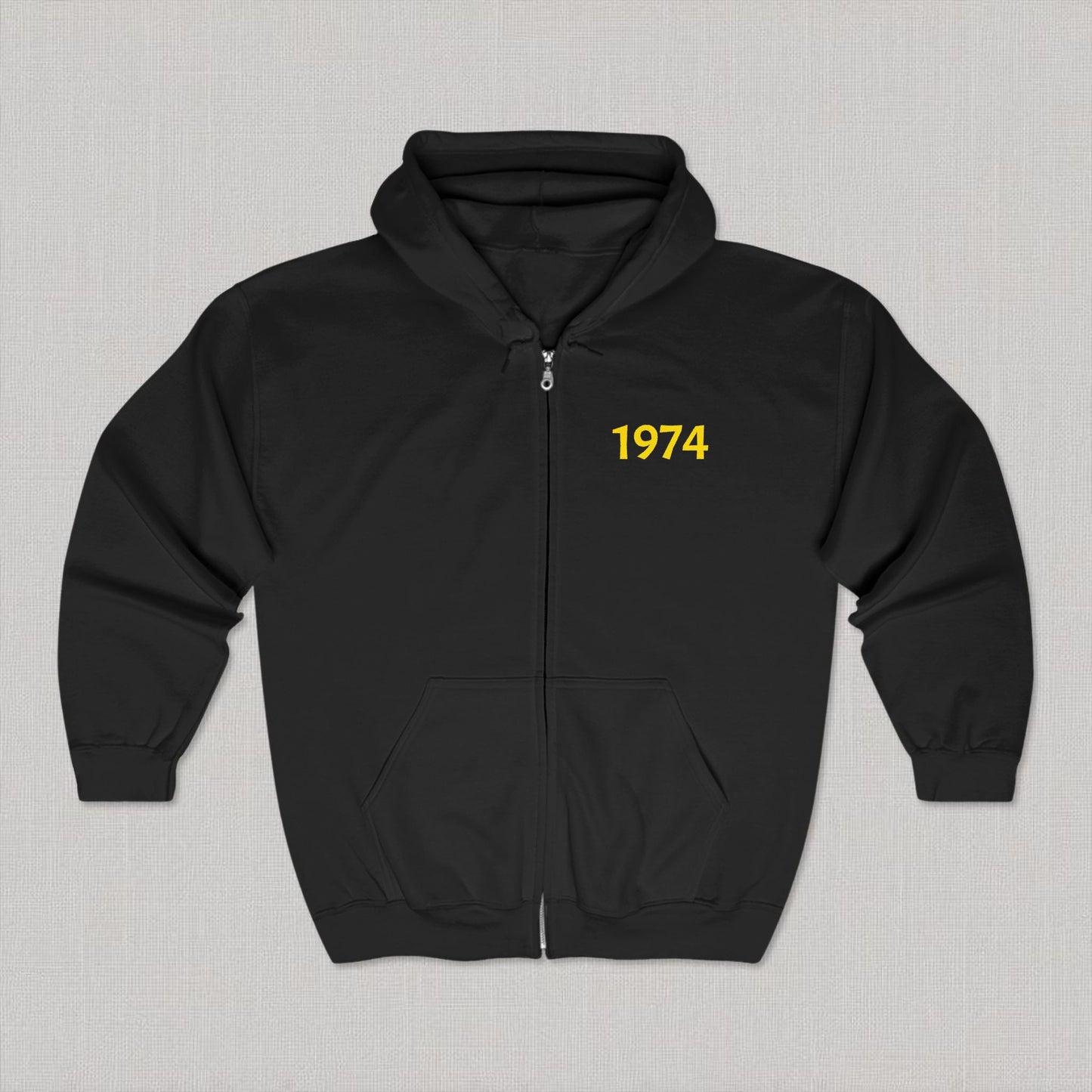 Black Full Zip Hoodie