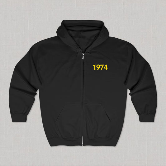 Black Full Zip Hoodie